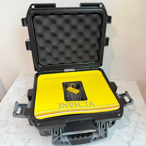 Invicta 3-Slot Watch Collector Case – Hard Shell Storage Box (11.5”) - Picture 2 of 5